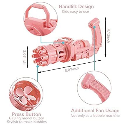 Electric Gatling Bubble Gun