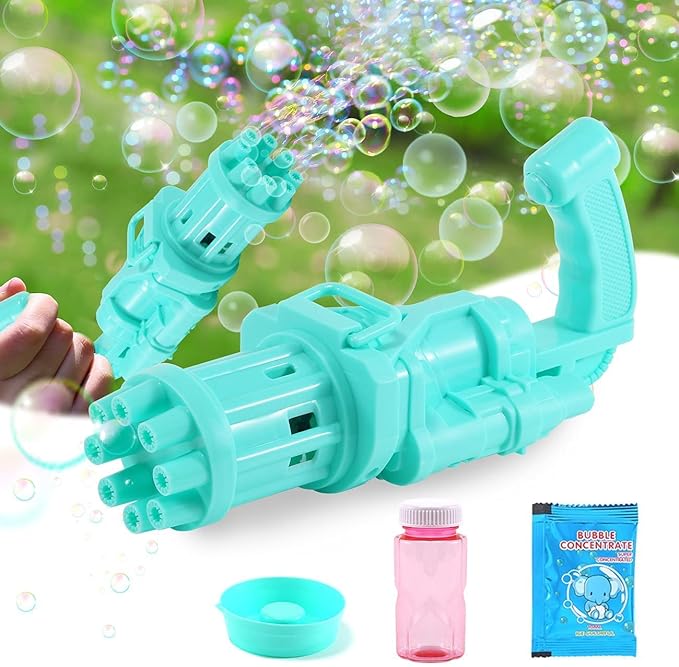 Electric Gatling Bubble Gun