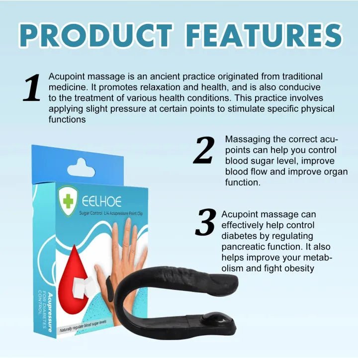 EELHOE - Sugar Control L14 Acupressure Point Clip